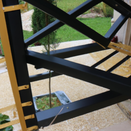 Création de pergola avec toiture véranda en PVC Sada